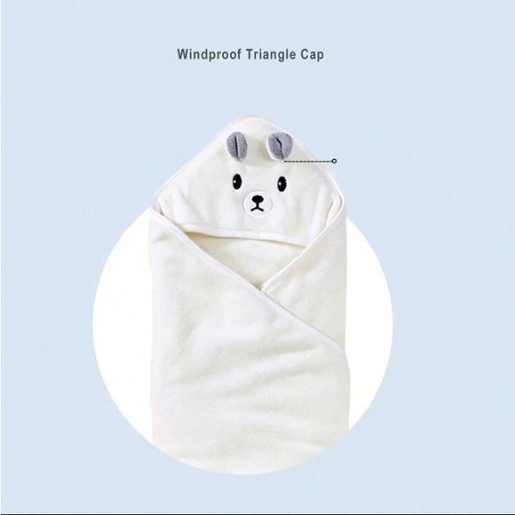 NEW BABY BEAR HOODED TOWEL - Picture 9 of 13
